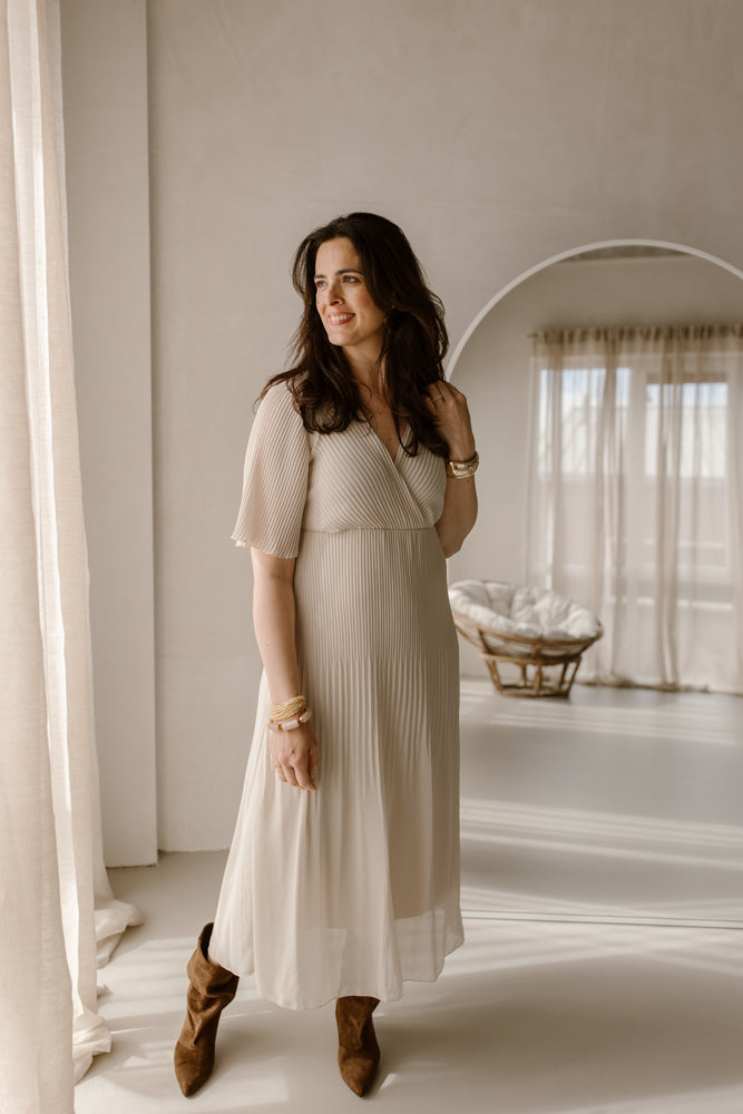 Flore dress beige