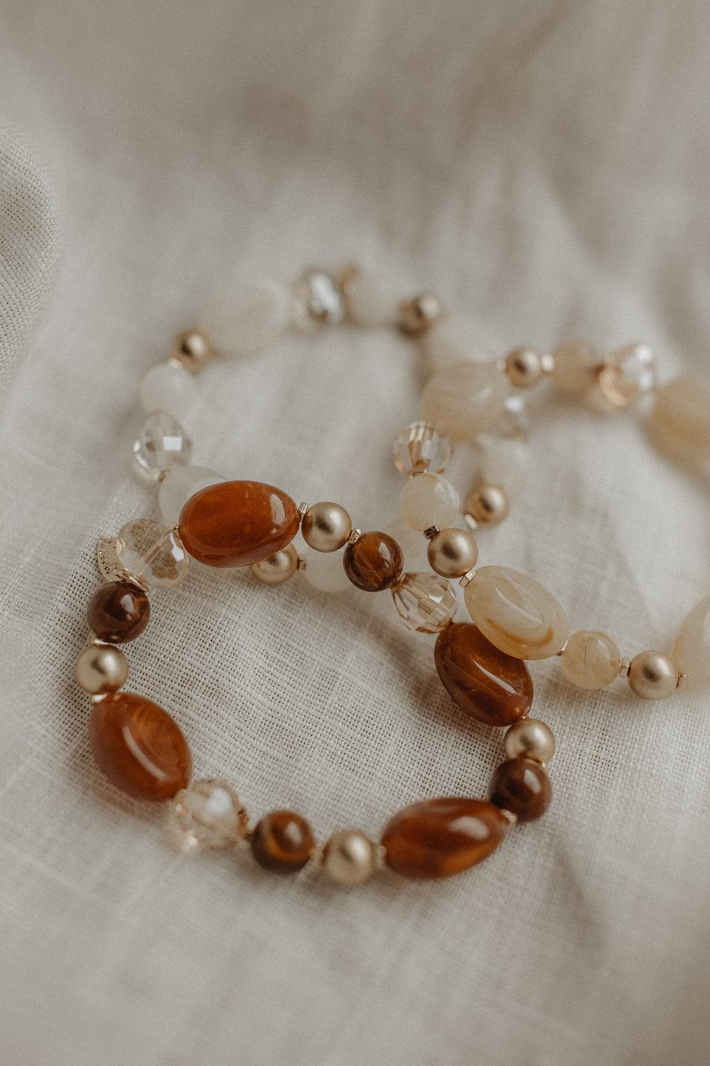 Bracelet Moos Beige Chaud