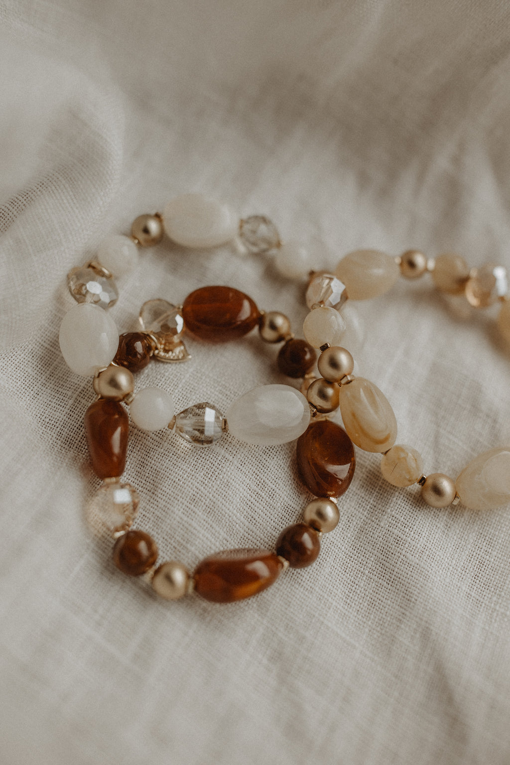 Bracelet Moos Beige Chaud