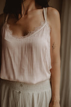 Top spaghetti strap Soft Pink