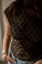 Top Loa Lace Black