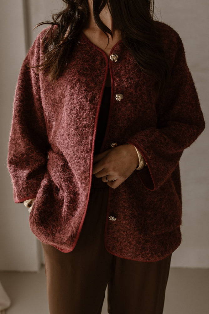Jacket Floor Bordeaux