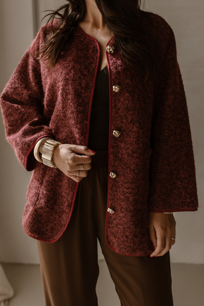 Jacket Floor Bordeaux