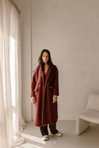 Vest/Jas Keet Bordeaux