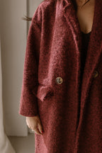 Vest/Jas Keet Bordeaux