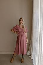 Dress Pleun Old Pink