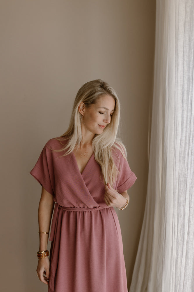 Dress Pleun Old Pink