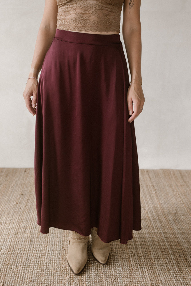 Skirt Luna Bordeaux
