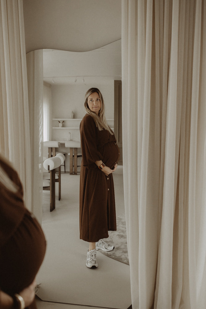 Kleid Lola Dunkelbraun