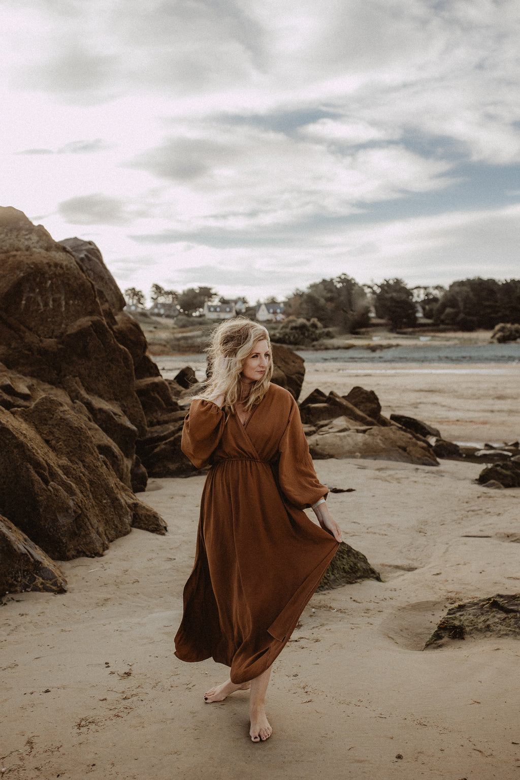 Jurk Lola Camel
