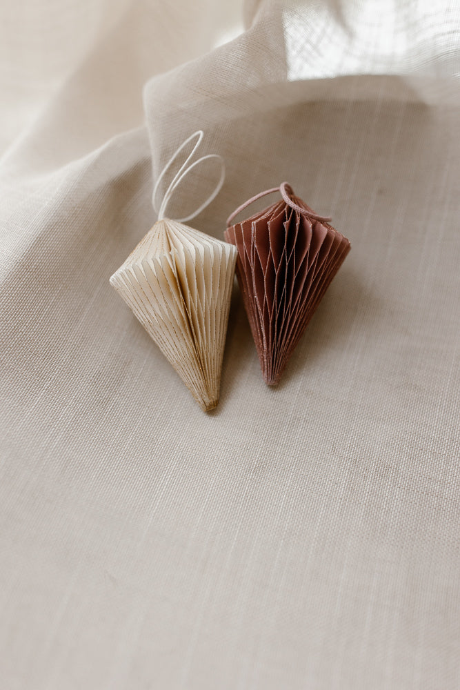 Suspension de sapin de Noël Cône Pailleté