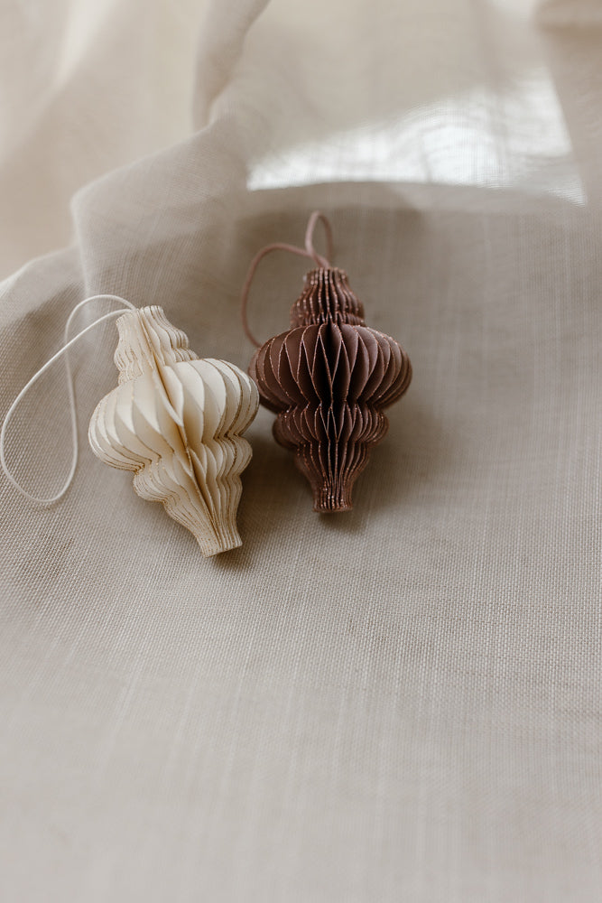 Christmas tree ornament Swirl Glitter