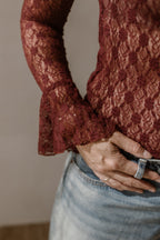 Top Lana Kant Bordeaux