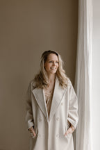 Jas Fleur Beige