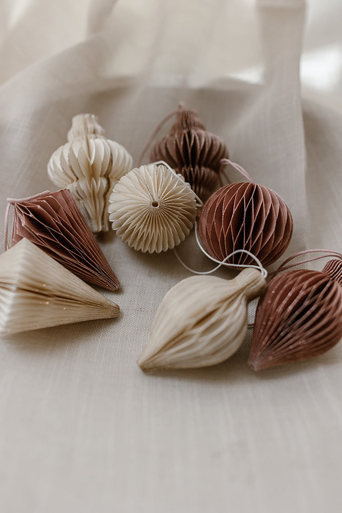 Christmas tree ornament cone