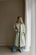 Jas Fleur Mint Groen