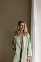 Jas Fleur Mint Groen