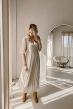 Flore dress beige