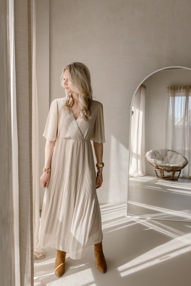 Flore dress beige
