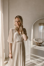 Flore dress beige