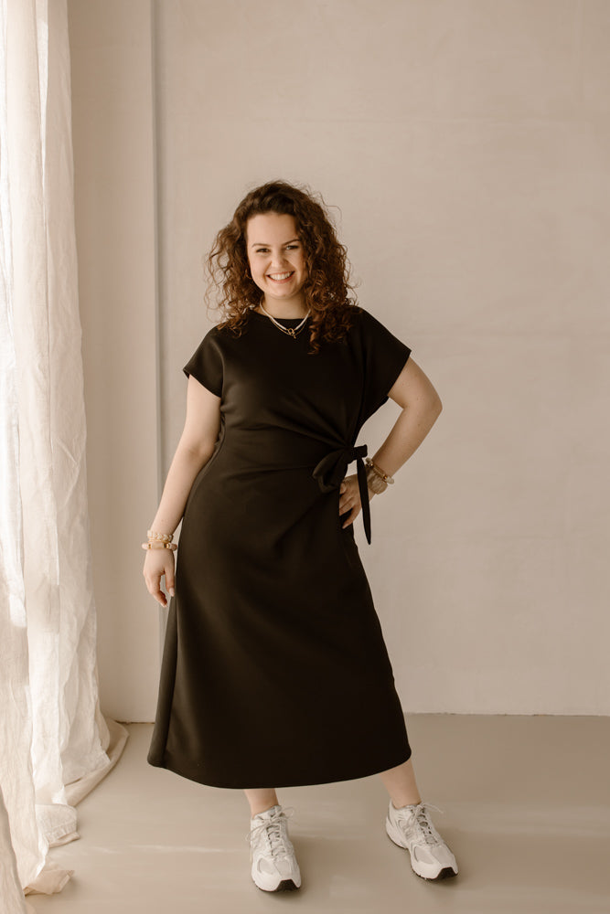 Robe Flore noire