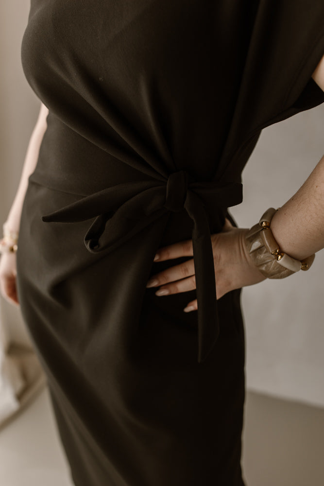 Robe Flore noire