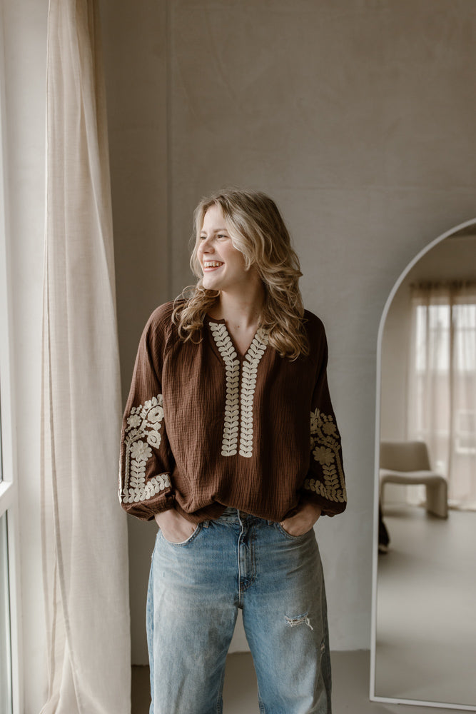Blouse Mia Brown