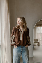 Blouse Mia Brown