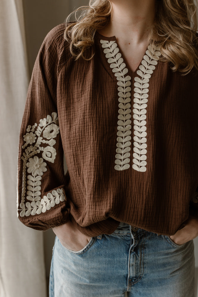 Blouse Mia Brown