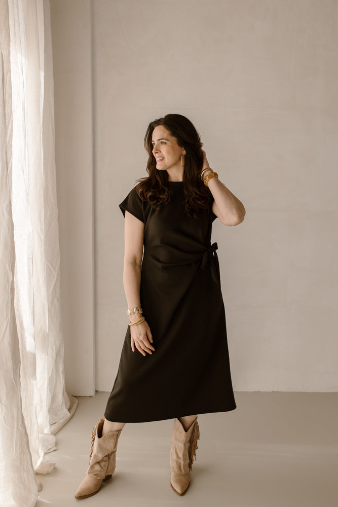 Robe Flore noire