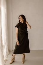 Robe Flore noire