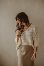 Pullover Teuntje creme