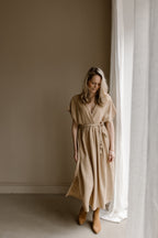 Kleid Nien Hell Camel