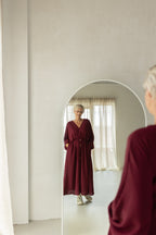 Jurk Luus Burgundy
