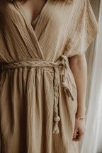 Kleid Nien Hell Camel