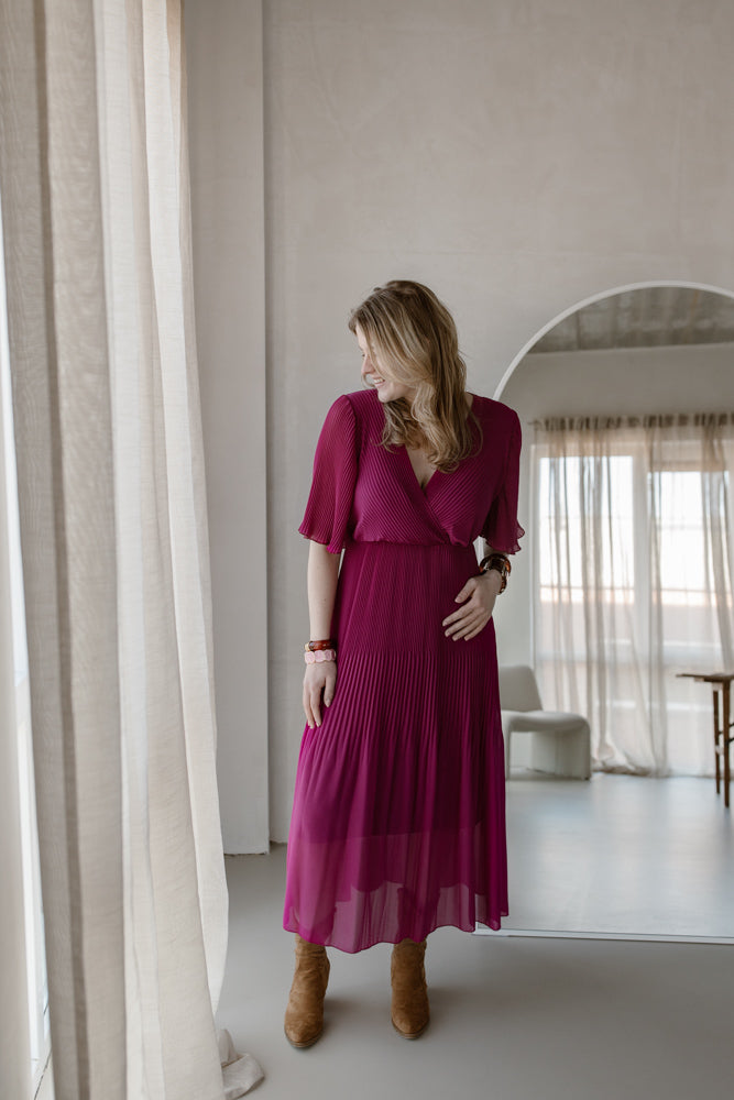 PIÈCE STUDIO ⚡Robe Flore cyclamen