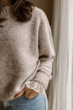 Trui Lily taupe