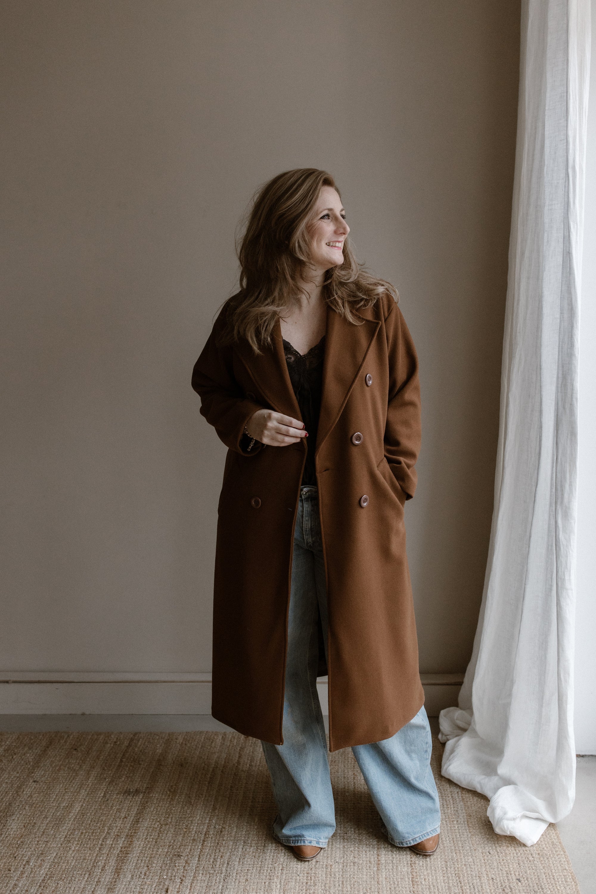 Jacket Fleur Brown