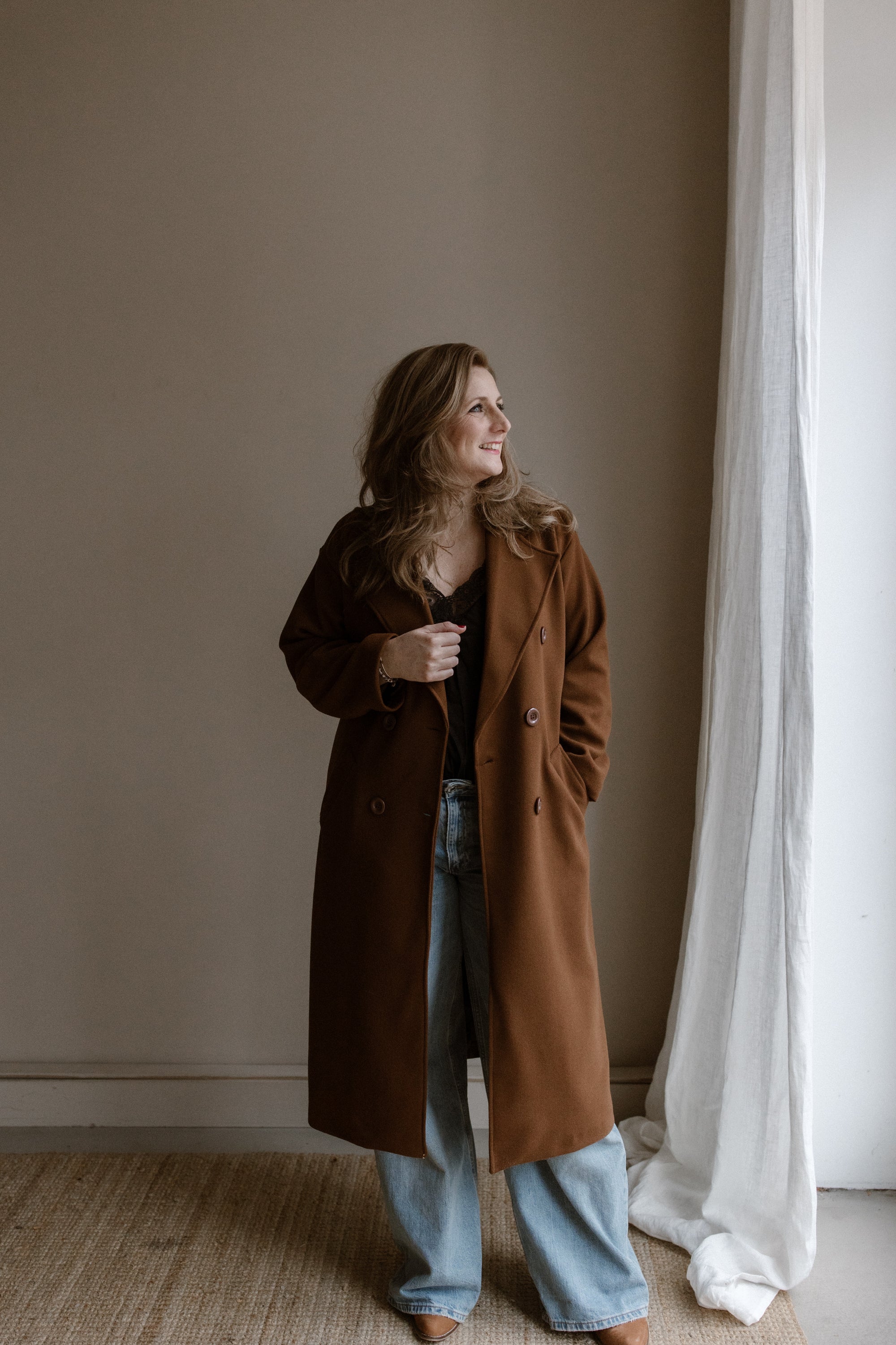 Jacket Fleur Brown