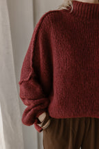Sweater Moon bordeaux