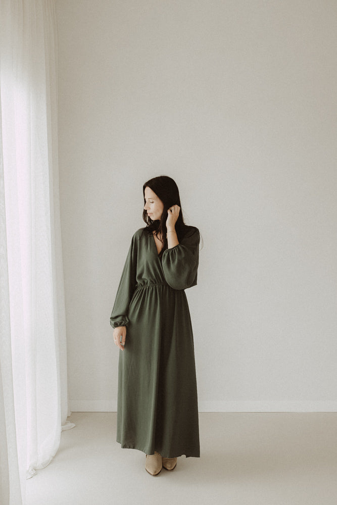 Jurk Lola Leger Groen