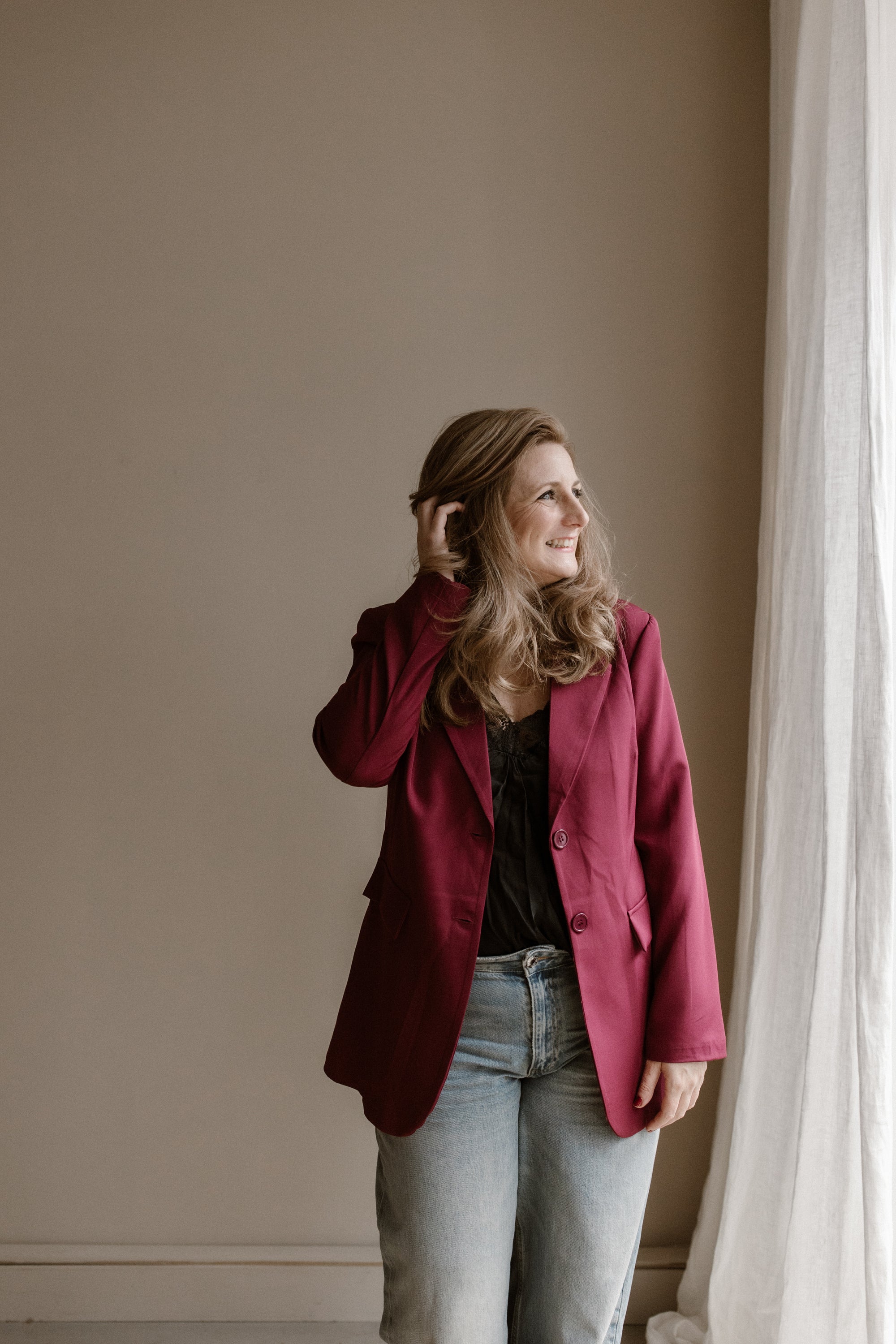 Blazer Pien Bordeaux
