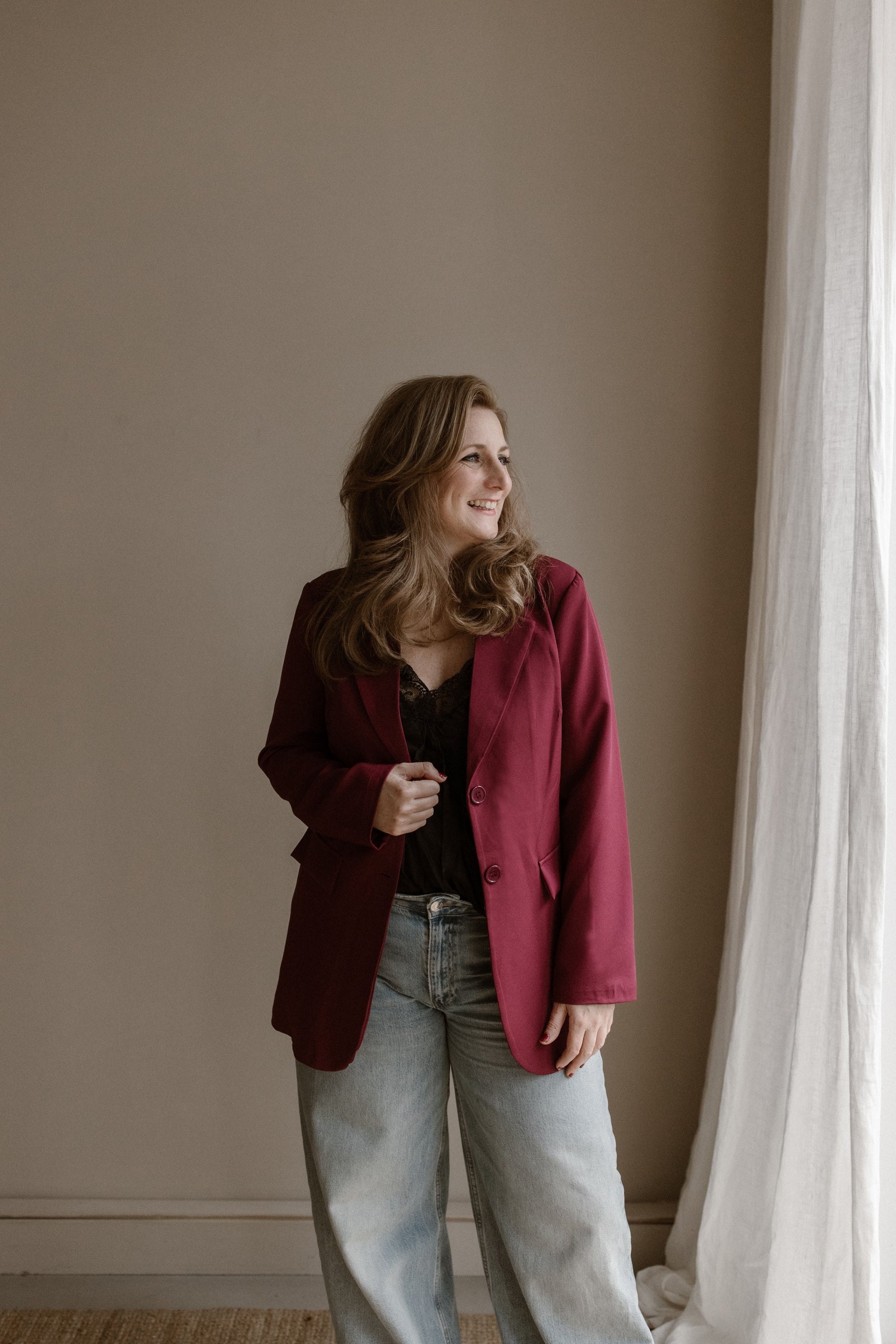 Blazer Pien Bordeaux