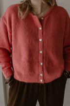 Cardigan Moos coral