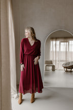 Robe Modèle Suze Bordeaux