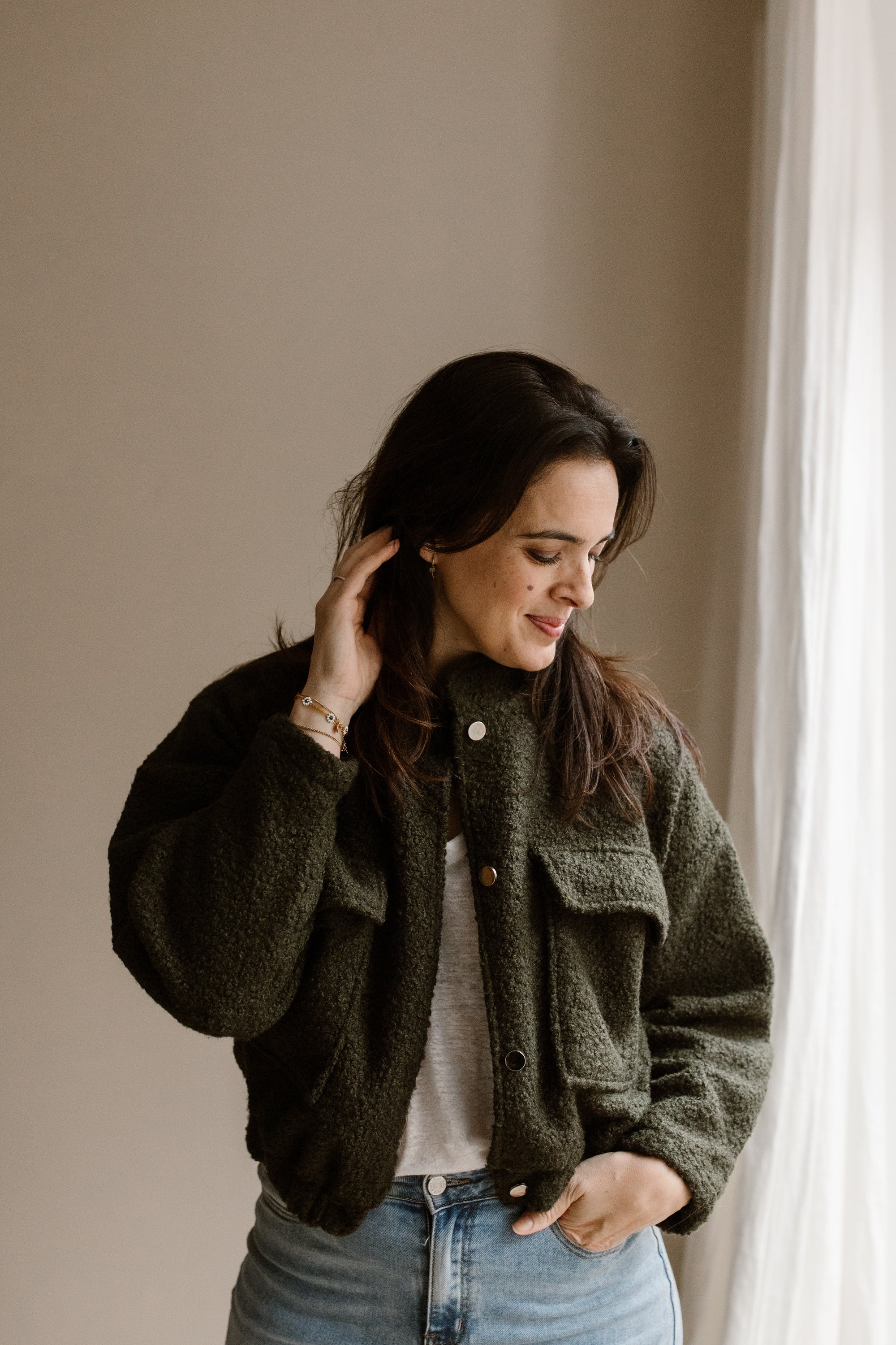 Jacket shack green