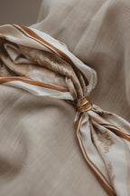 Foulard marron