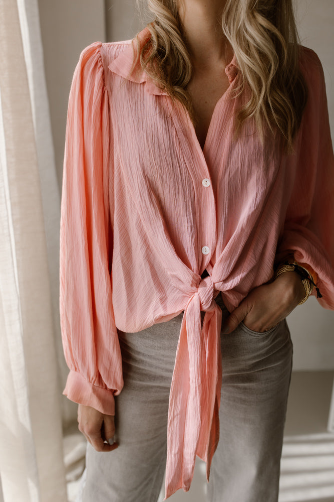 Blouse James roze