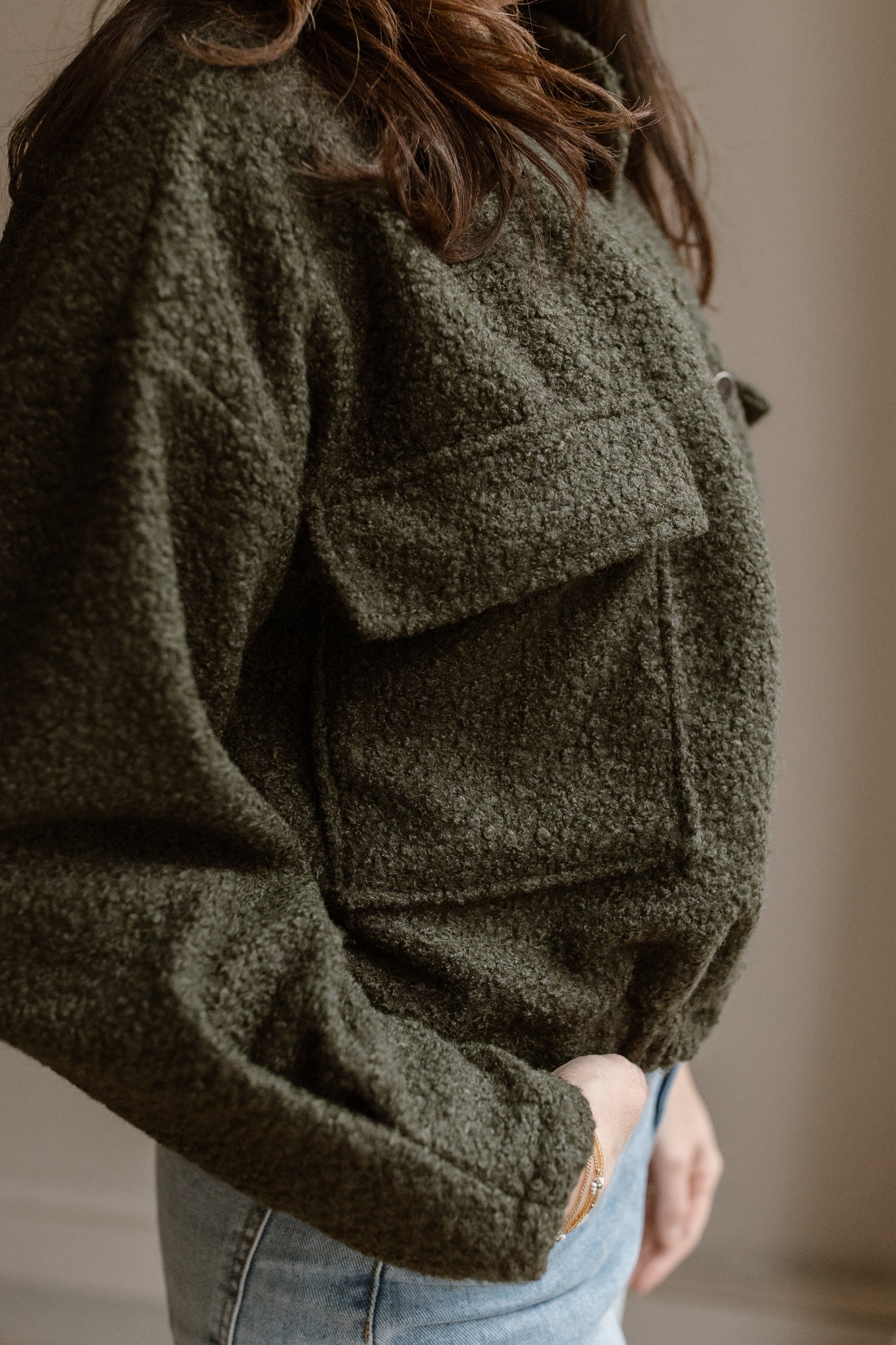 Jacket shack green