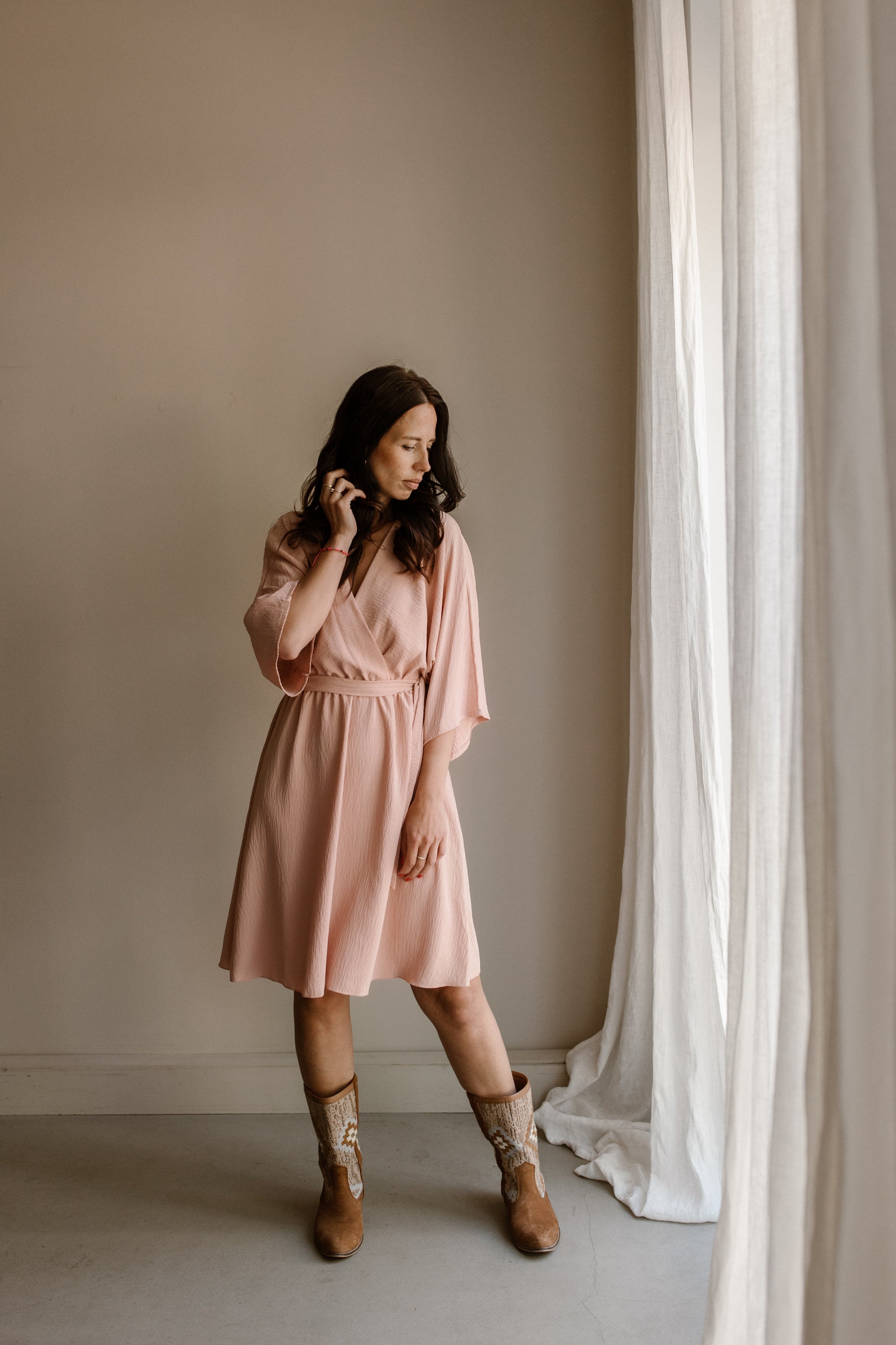 Dress Noortje soft pink